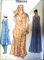 7302 VOG MAT SLVLSS DRESS,JUMPER LENGTHS,PANTS PATTERN 6, 8